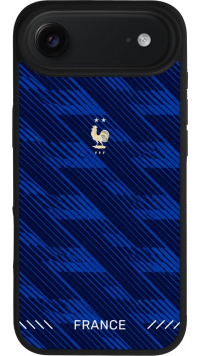 iPhone Air Case Hülle - Silikon schwarz Frankreich 2026 personalisierbares Fussballtrikot
