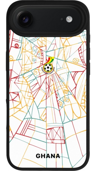 iPhone Air Case Hülle - Silikon schwarz Ghana 2026 personalisierbares Fussballtrikot