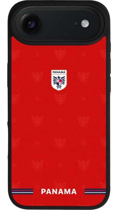 iPhone Air Case Hülle - Silikon schwarz Panama 2026 personalisierbares Fussballtrikot