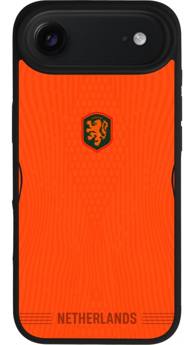 iPhone Air Case Hülle - Silikon schwarz Niederlande 2026 personalisierbares Fussballtrikot