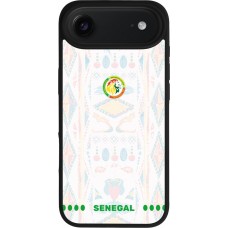 iPhone Air Case Hülle - Silikon schwarz Senegal 2026 personalisierbares Fussballtrikot