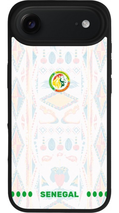 iPhone Air Case Hülle - Silikon schwarz Senegal 2026 personalisierbares Fussballtrikot