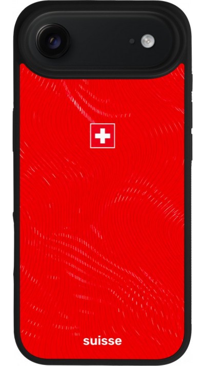 iPhone Air Case Hülle - Silikon schwarz Schweiz 2026 personalisierbares Fussballtrikot