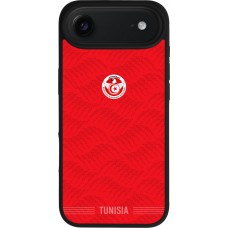 iPhone Air Case Hülle - Silikon schwarz Tunesien 2026 personalisierbares Fussballtrikot