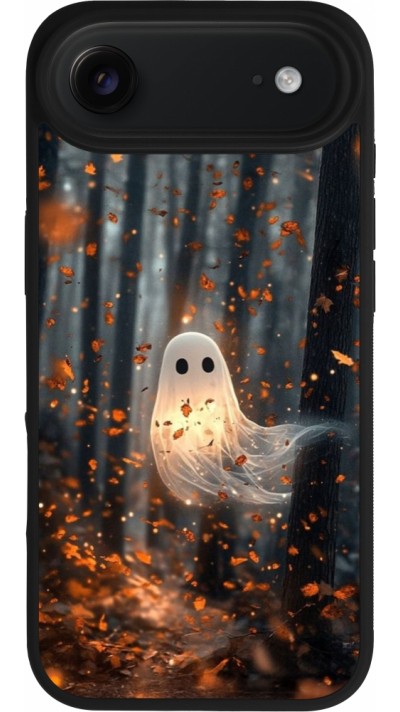 Coque iPhone Air - Silicone rigide noir Halloween 2025 Ghost in the forest Coque iPhone Air - Silicone rigide noir Halloween 2025 Ghost in the forest