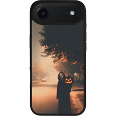 iPhone Air Case Hülle - Silikon schwarz Halloween 2025 Scream