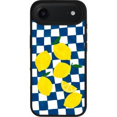 Coque iPhone Air - Silicone rigide noir Illustration lemons 2026