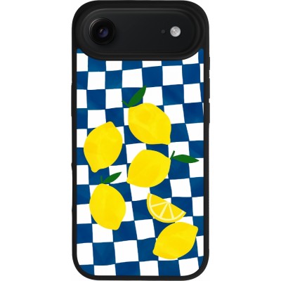 iPhone Air Case Hülle - Silikon schwarz Illustration lemons 2026