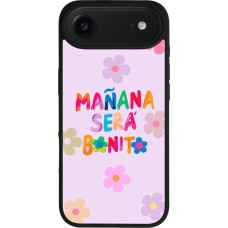 Coque iPhone Air - Silicone rigide noir Karol G Manana sera bonito