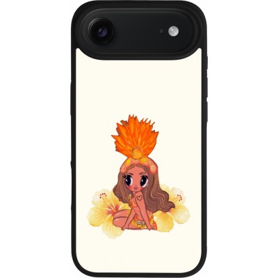 Coque iPhone Air - Silicone rigide noir Karol G Tropicoqueta