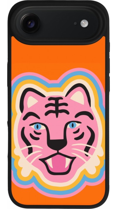 iPhone Air Case Hülle - Silikon schwarz Lion colors 2026