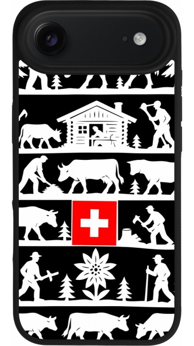 Coque iPhone Air - Silicone rigide noir Poya Suisse 1 noir Coque iPhone Air - Silicone rigide noir Poya Suisse 1 noir