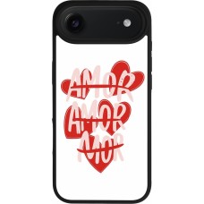 Coque iPhone Air - Silicone rigide noir Saint Valentines Day 26 Amor