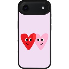 Coque iPhone Air - Silicone rigide noir Saint Valentines Day 26 Heart