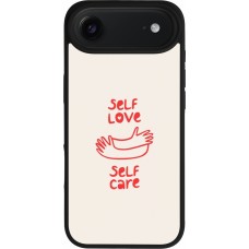 Coque iPhone Air - Silicone rigide noir Saint Valentines Day 26 Self love self care