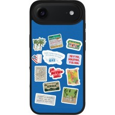 Coque iPhone Air - Silicone rigide noir Seals of the Dominican Republic DTMF