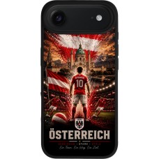iPhone Air Case Hülle - Silikon schwarz Fussball Österreich splash 2026