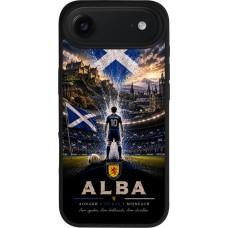 iPhone Air Case Hülle - Silikon schwarz Fussball Schottland splash 2026