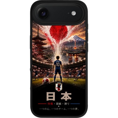 iPhone Air Case Hülle - Silikon schwarz Fussball Japan splash 2026