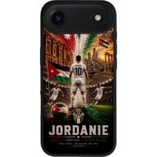 iPhone Air Case Hülle - Silikon schwarz Fussball Jordanien splash 2026