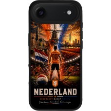 iPhone Air Case Hülle - Silikon schwarz Fussball Niederlande splash 2026