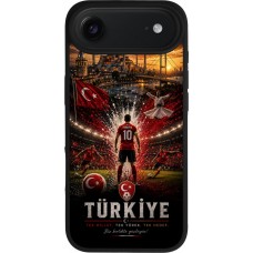 iPhone Air Case Hülle - Silikon schwarz Fussball Türkei splash 2026