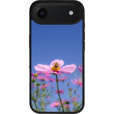 iPhone Air Case Hülle - Silikon schwarz Bee on a flower 2026