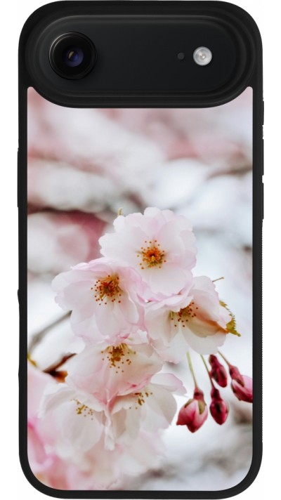 iPhone Air Case Hülle - Silikon schwarz Cherry tree 2026