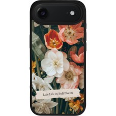 iPhone Air Case Hülle - Silikon schwarz Full Bloom 2026