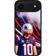 Coque iPhone Air - Silicone rigide noir Super Bowl 26 Patriots 3