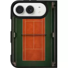 Coque iPhone Duo - Silicone rigide noir Sports 2026 Tennis