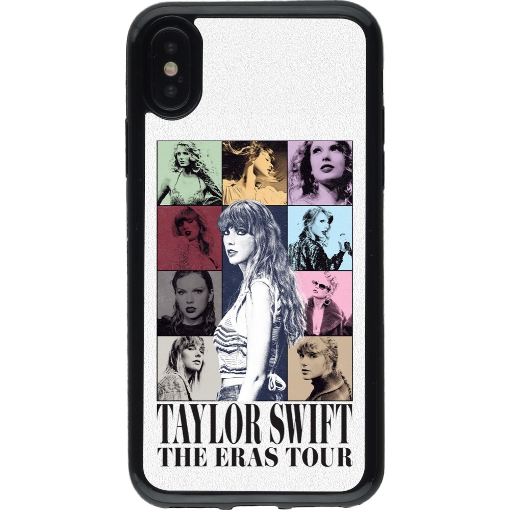 iPhone X / Xs Case Hülle - Gummi schwarz Taylor Swift The Eras Tour