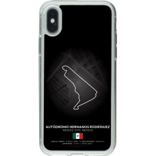 iPhone X / Xs Case Hülle - Gummi transparent F1 Track 2025 Mexico
