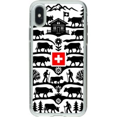 Coque iPhone X / Xs - Gel transparent Poya Suisse 3