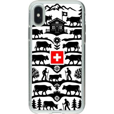 Coque iPhone X / Xs - Gel transparent Poya Suisse 3