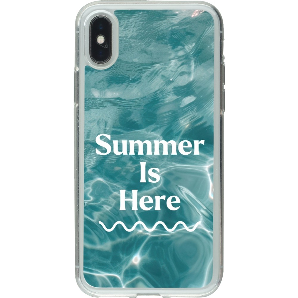 Coque iPhone X / Xs - Gel transparent Summer 2025 Summer is here