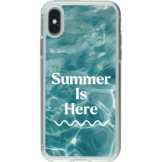 Coque iPhone X / Xs - Gel transparent Summer 2025 Summer is here