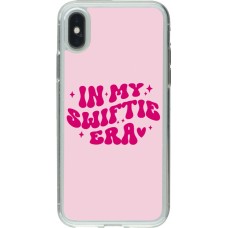 Coque iPhone X / Xs - Gel transparent Taylor Swift In My Swiftie Era - Pink