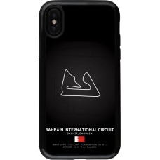 iPhone X / Xs Case Hülle - Hybrid Armor schwarz F1 Track 2025 Bahrain