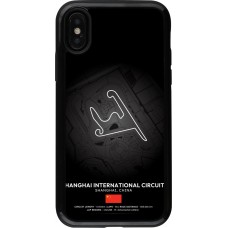 iPhone X / Xs Case Hülle - Hybrid Armor schwarz F1 Track 2025 China