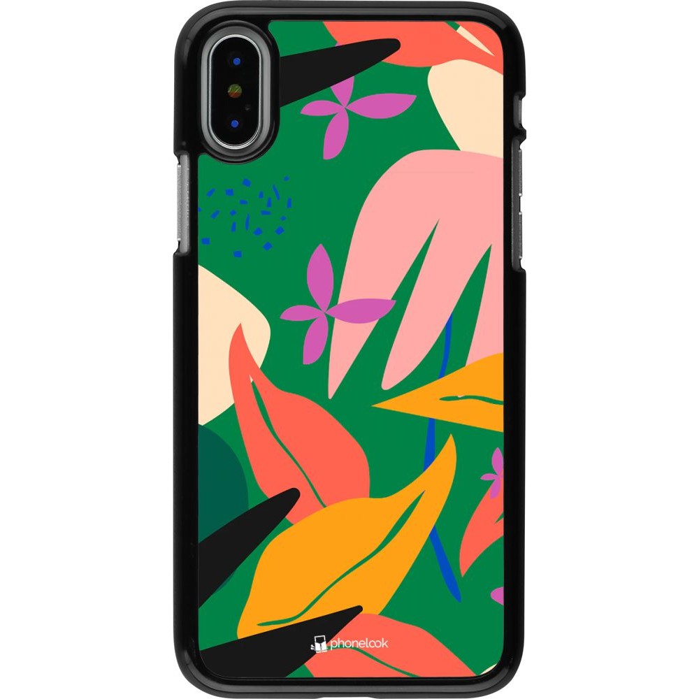 Coque iPhone X / Xs - Abstract Jungle