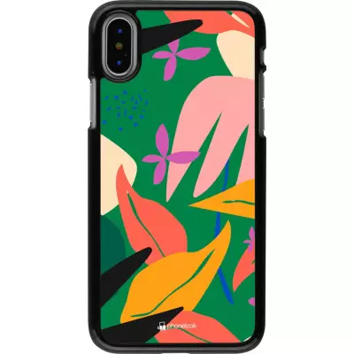 Hülle iPhone X / Xs - Abstract Jungle