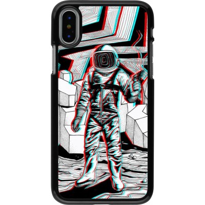 Coque iPhone X / Xs - Anaglyph Astronaut