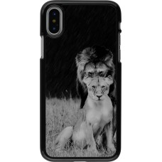 Coque iPhone X / Xs - Angry lions