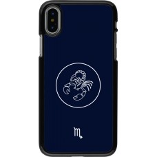 iPhone X / Xs Case Hülle - Astrologie Skorpion