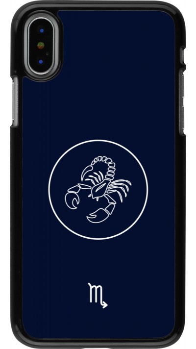 Coque iPhone X / Xs - Astrologie Scorpion