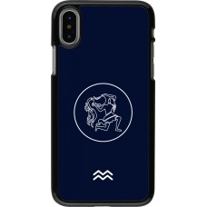 Coque iPhone X / Xs - Astrologie Verseau