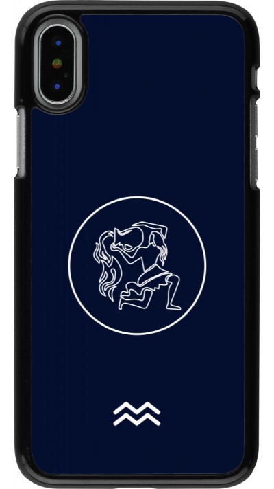 Coque iPhone X / Xs - Astrologie Verseau