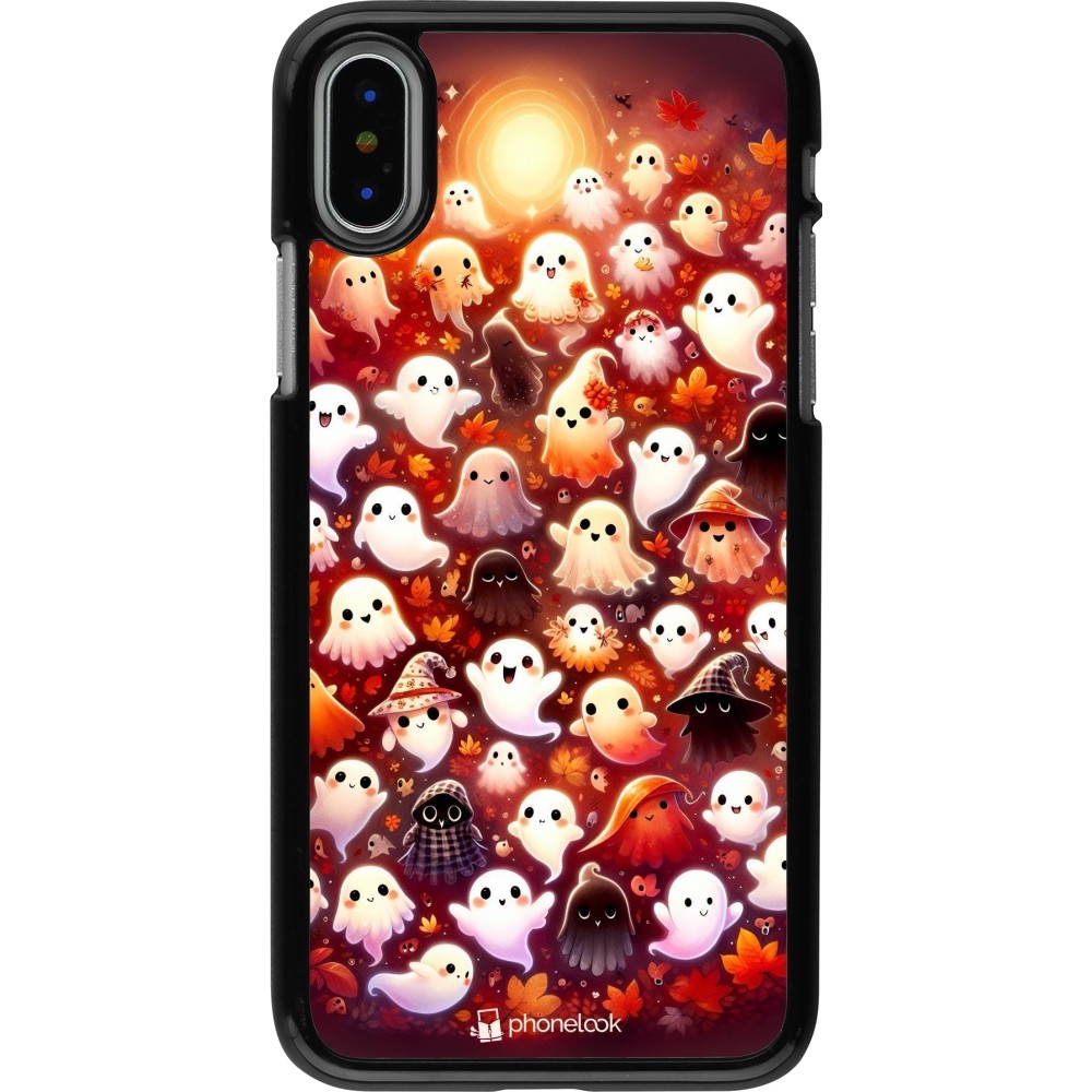 iPhone X / Xs Case Hülle - Gespenster Herbst niedlich