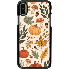 iPhone X / Xs Case Hülle - Autumn 25 Autumn pattern